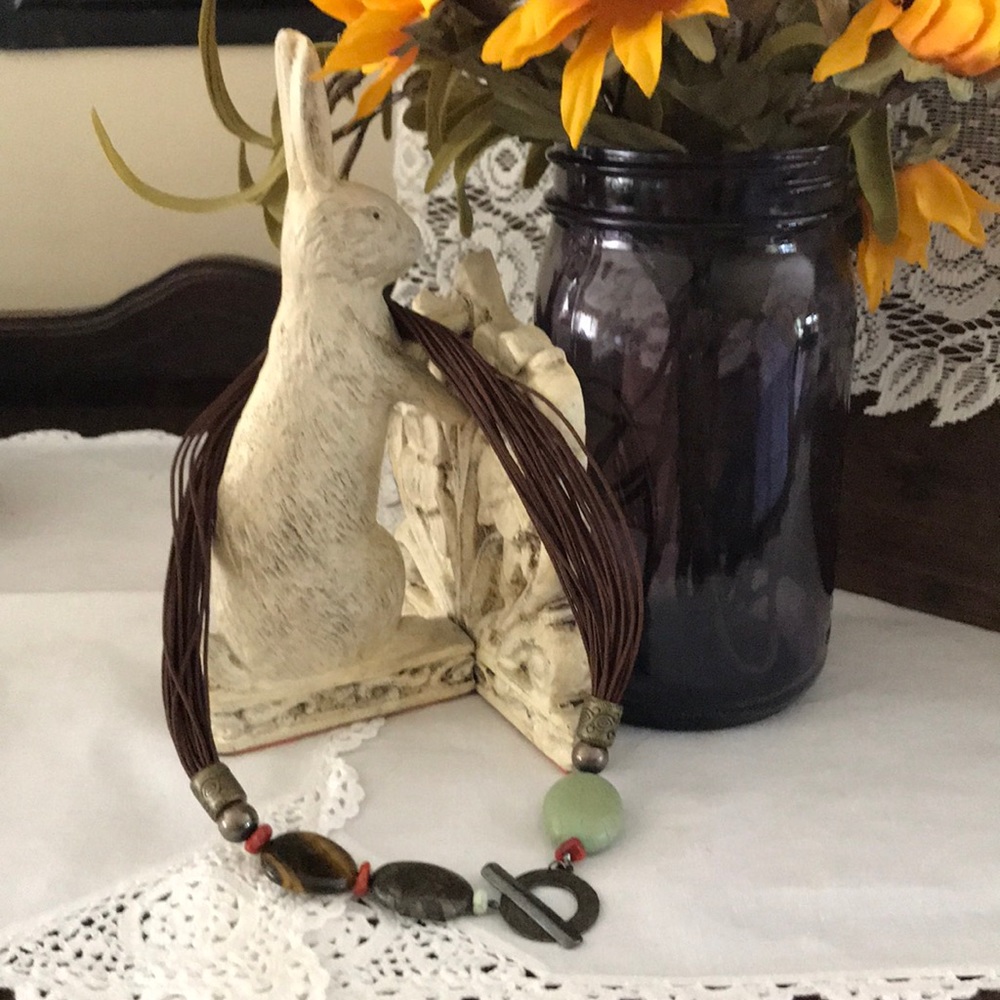 Silpada brown cord Necklace